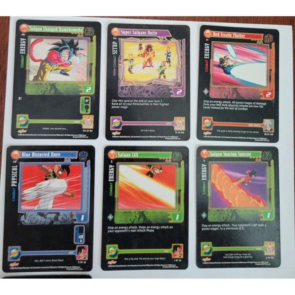 Dragon Ball GT CCG TCG Lot of 15 Cards - Non-Holo LP/MP